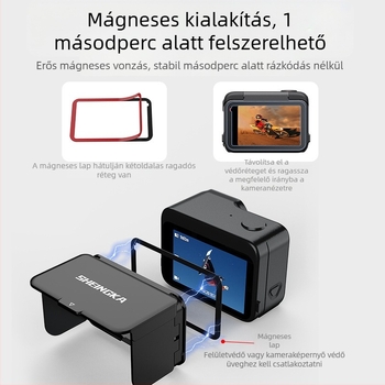Összecsukható képernyővédő Insta360 Ace/Ace Pro/Ace Pro 2-hez — tükröződésmentes és tükröződés elleni bevonat | Márka: sheingka
