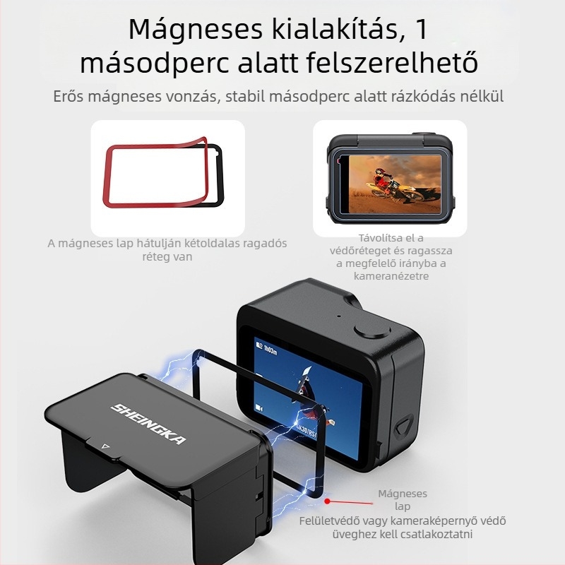 Összecsukható képernyővédő Insta360 Ace/Ace Pro/Ace Pro 2-hez — tükröződésmentes és tükröződés elleni bevonat | Márka: sheingka