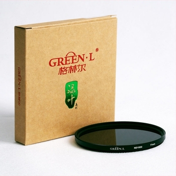 Greenher ND1000 semleges sűrűségű szűrő DSLR objektívhez, bayonet kompatibilis, OEM gyártás