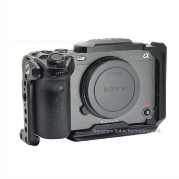 Sony FX30/FX3 fényképezőgéphez készlet: ketrec, alumínium ötvözet, Modell DL-FX30, kompatibil FX30/FX3, terhelhetőség legfeljebb 2 kg