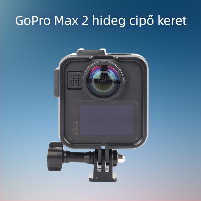 GoPro Max2 Műanyag Kiterjesztő Keret Védő Burkolattal és Hideg Cipővel — 34 g, Tartalmaz Keret és Csavar Alap