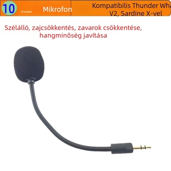 Mikrofon a Razer Barracuda X-hez | Zajcsökkentés, strapabíró kivitel | Barracuda X-kompatibilis; Készleten