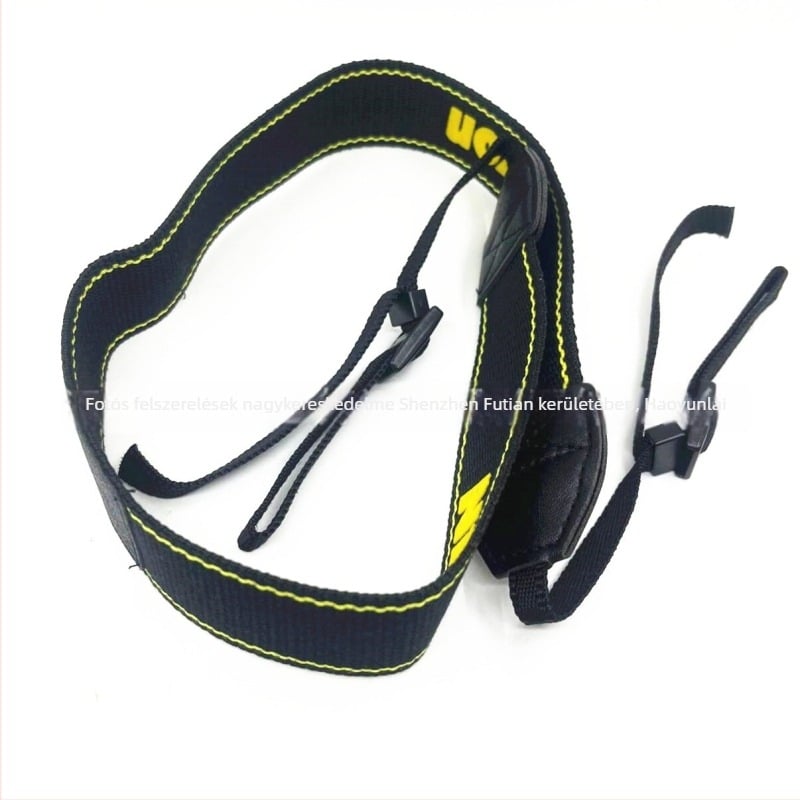 Nylon DSLR vállszíj kompatibil D7000, D90, D5200, D3200, D5100 és D750 modelllel; klasszikus gyártási folyamat; maximális teher 15.