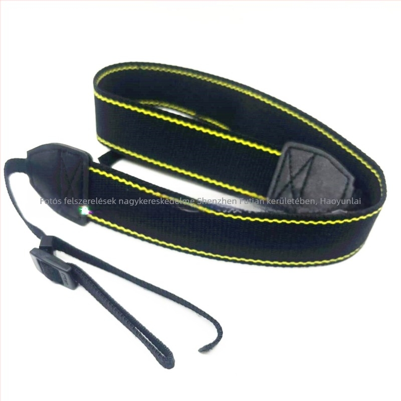 Nylon DSLR vállszíj kompatibil D7000, D90, D5200, D3200, D5100 és D750 modelllel; klasszikus gyártási folyamat; maximális teher 15.