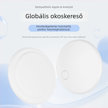 GPS nyomkövető elveszett tárgyakhoz – Modell D02, 240 mAh akkumulátor, globális helymeghatározás, 7 napos nyomkövetés, viselhető medálként