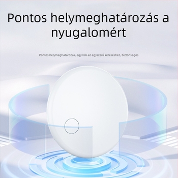 GPS nyomkövető elveszett tárgyakhoz – Modell D02, 240 mAh akkumulátor, globális helymeghatározás, 7 napos nyomkövetés, viselhető medálként