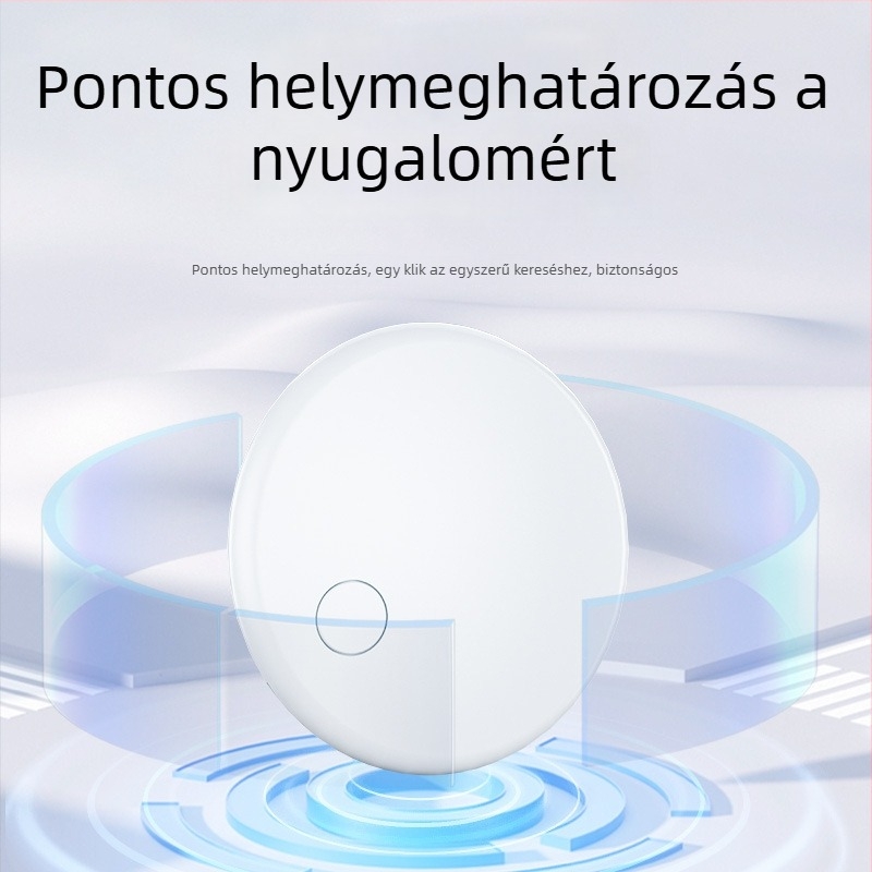 GPS nyomkövető elveszett tárgyakhoz – Modell D02, 240 mAh akkumulátor, globális helymeghatározás, 7 napos nyomkövetés, viselhető medálként