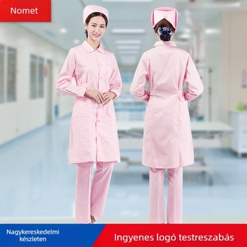 Nomate unisex ápolói egyenruha készlet, hosszú ujjú, pamut-poliészter keverék, magas hőállóság, 2025 ősz