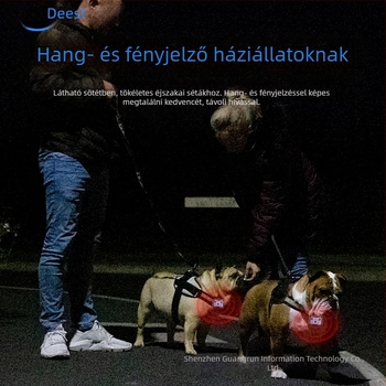 GPS kisállat-nyomkövető D87 – valós idejű nyomkövetés, 5 m pontosság, IP67 vízálló, riasztások SOS/Mobil/Kerítés, polimer akkumulátor 120 óra