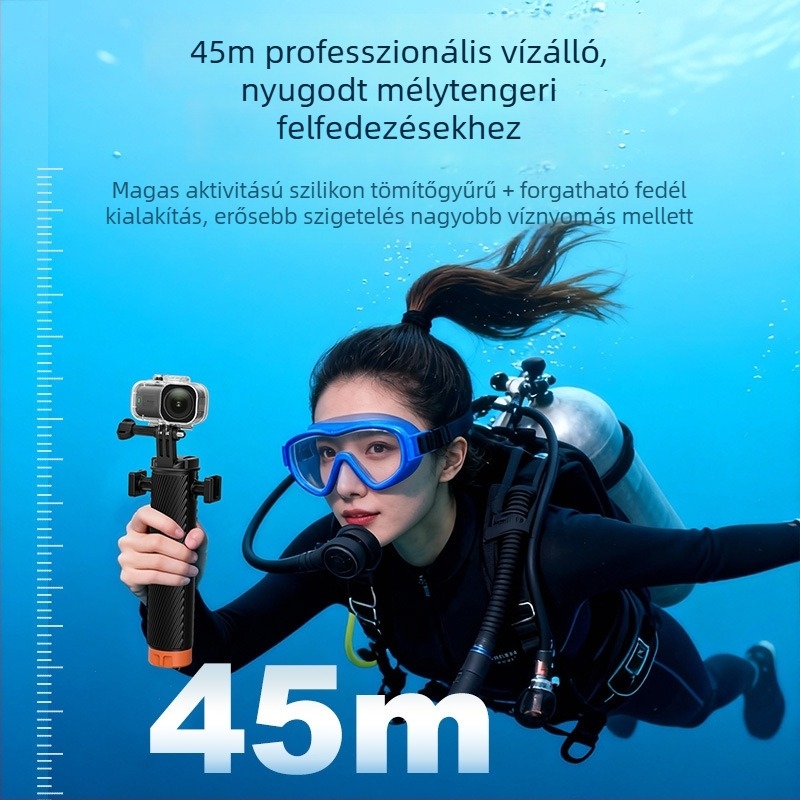 Külső vízálló tok DJI Nano Kamera számára – Anyag: PC + 304 rozsdamentes acél + edzett üveg; Modell: DJI Nano Camera; Termékkód: FLW138; Márka: sheingka