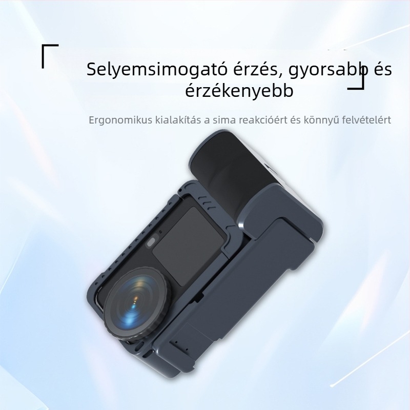 DJI Action6 Alumíniumötvözet Rabbit Cage Bővítő Keret Védő Burkolattal és Hideg Cipővel (Modell ZH0037; Kompatibilis: DJI Action6; Anyag: Alumíniumötvözet; Logó testreszabható)