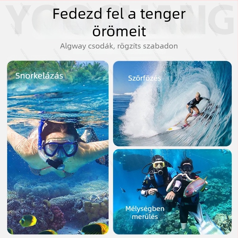 DJI Action6 vízálló védőtok — akril, 60 m mélység