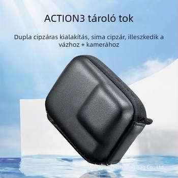 EVA merev tok DJI Action 4/3 kamera számára, kültéri hordozható védőtok, testreszabható