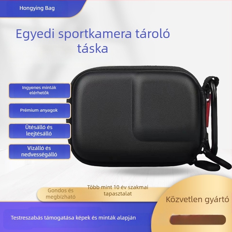 EVA merev tok DJI Action 4/3 kamera számára, kültéri hordozható védőtok, testreszabható
