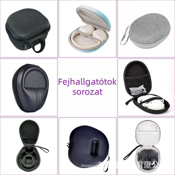 Gyárilag testre szabott EVA tároló, ütésálló merev burkolat, formázott csomagolás, nagy kapacitású cipzáras táska