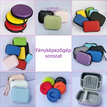 Gyárilag testre szabott EVA tároló, ütésálló merev burkolat, formázott csomagolás, nagy kapacitású cipzáras táska
