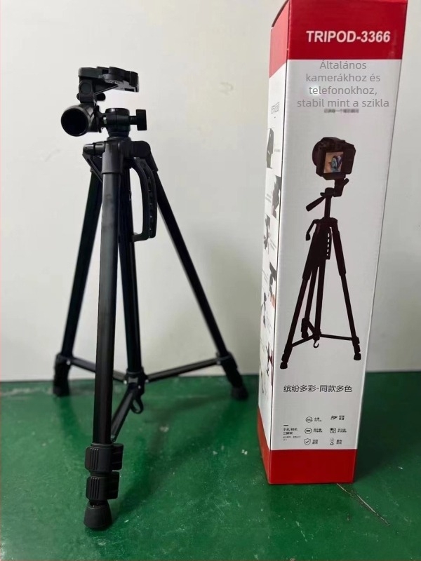 Háromdimenziós gimballal ellátott tripod, modell 3520, alumíniumötvözet, teherbírás 2–5 kg, gyorskioldó tálca