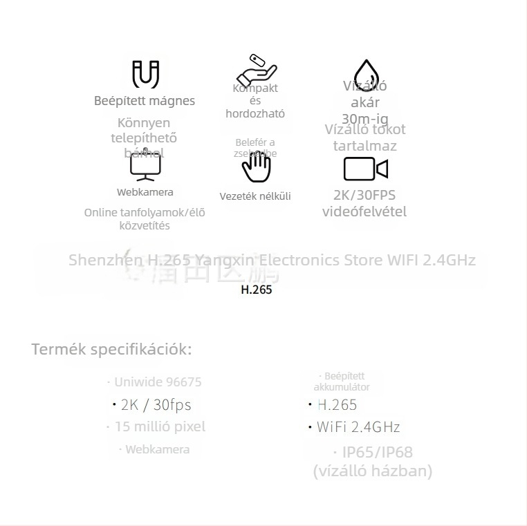SJCAM C100+ 4K sportkamera – Kompakt, TF-kártya támogatás, Műanyag ház, 3 órás üzemidő