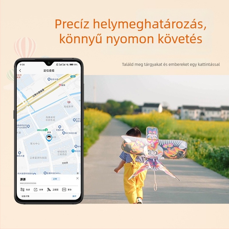 Smart Star KC100 – Gyerekeknek szóló GPS nyomkövető okos diákkártyával, anti-lost, campus lokátor
