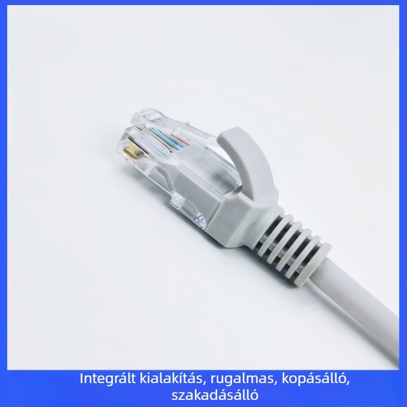 Cat5e árnyékolatlan hálózati kábel RJ-45, patch kábel, 1–30 m, számítógépek és kapcsolókhoz