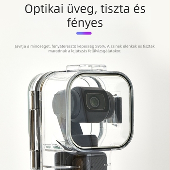 Vízálló tok DJI Pocket 3-hoz, védőház és akciókamerás kiegészítők