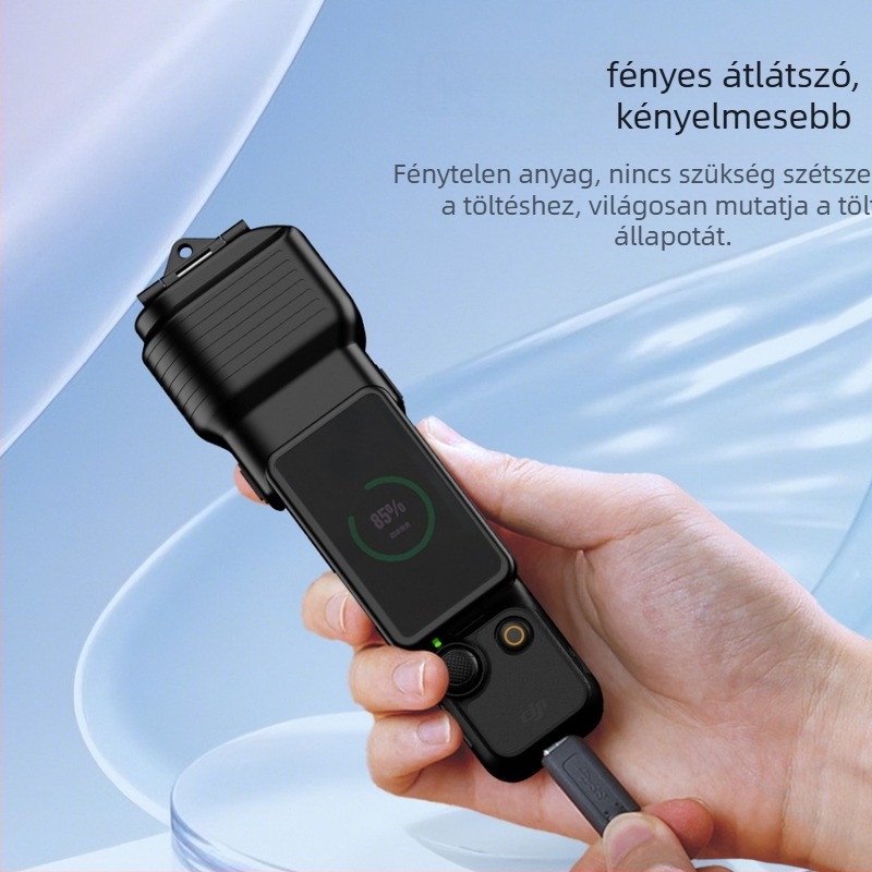 DJI Osmo Pocket 3 lencse és képernyő védőfedél - félátlátszó ABS, pk02, Popcorn