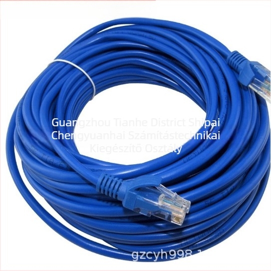 Cat5 Ethernet-kábel, 8-vezetékes, routerhez, csavart érpár, hossz 1/3/5/20/25/30/40/50 m