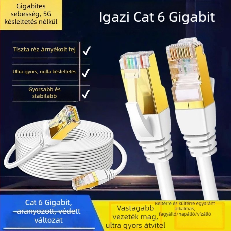 USB Category 6a koaxiális hálózati kábel ADSL-hez