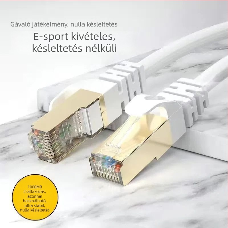 USB Category 6a koaxiális hálózati kábel ADSL-hez