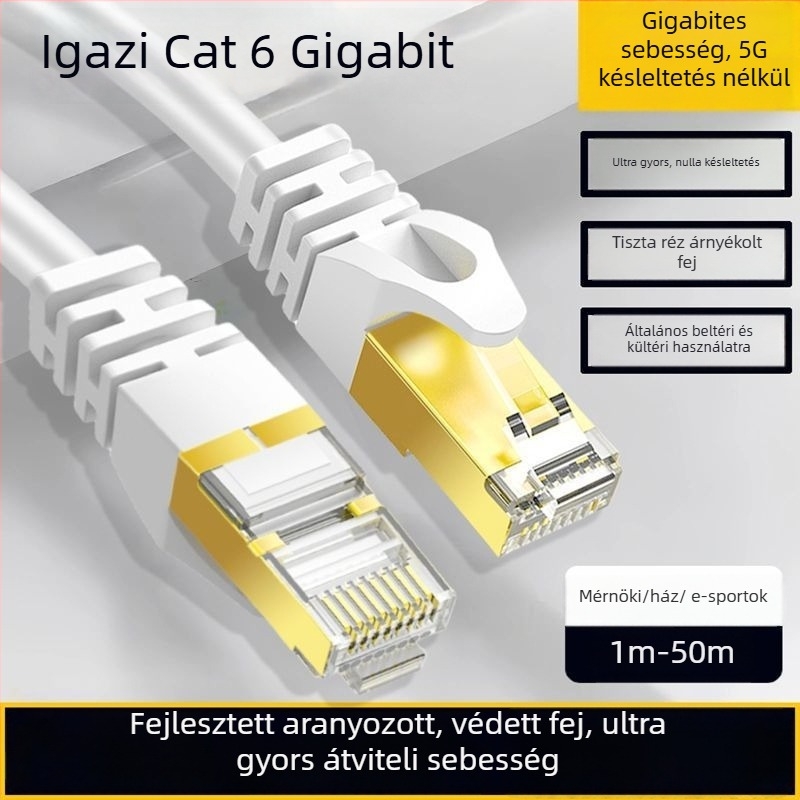 USB Category 6a koaxiális hálózati kábel ADSL-hez