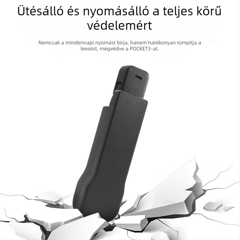 Biaz Js23 DJI Pocket 3 védőtok kameraképernyővédővel és tartóval, ütésálló és karcolásálló