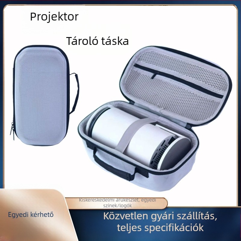 Projektor tároló merev tok – vízálló csomagolás, kompozit anyagok, hőtranszfer nyomtatás, testreszabás, 3C elektronikai csomagolás