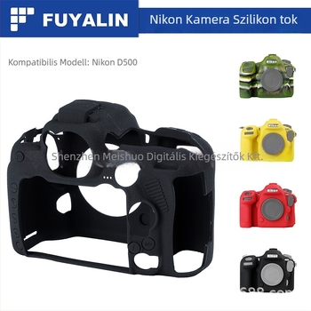 Szilikon kamera tok Nikon D500 — tökéletes illeszkedés, porálló, csúszásmentes, ütésálló