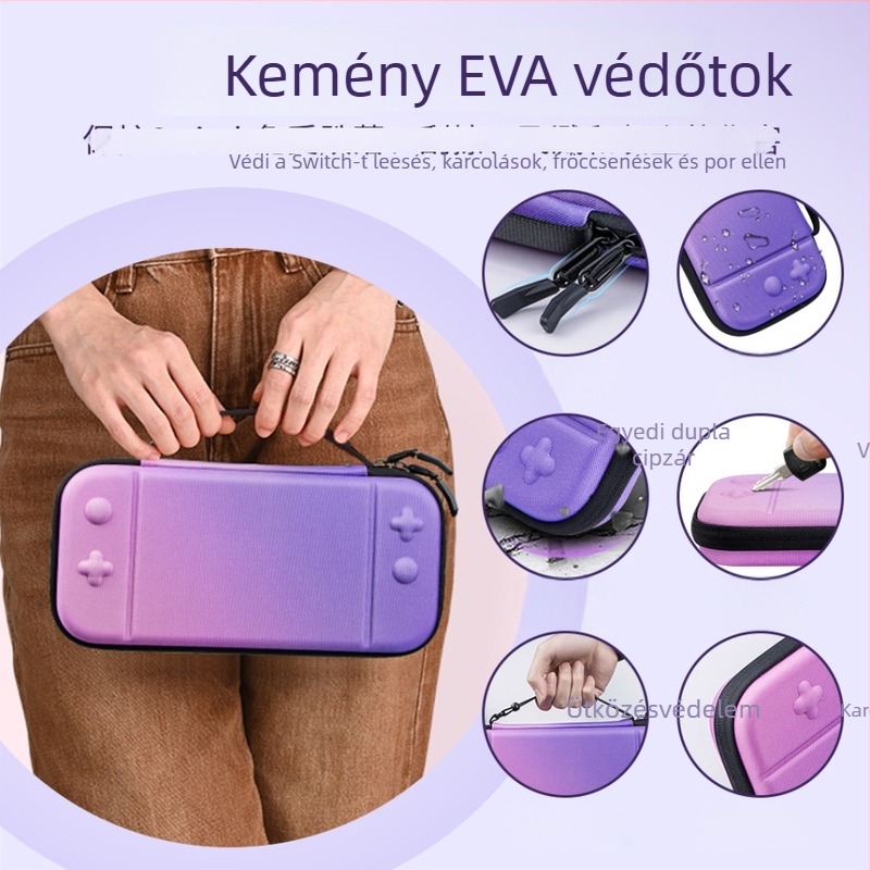 Switch 2 kemény tok, nylon, tömege 375 g