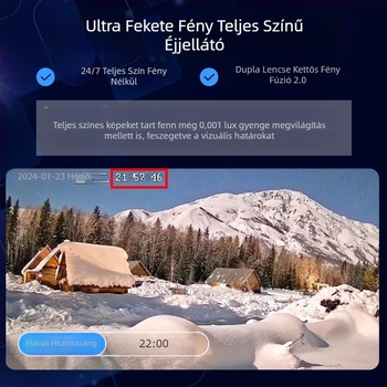 Seetong kültéri színes éjjellátó biztonsági kamera, 1080P HD