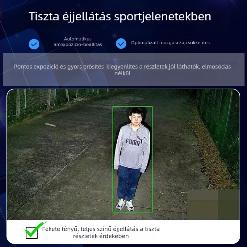 Seetong kültéri színes éjjellátó biztonsági kamera, 1080P HD