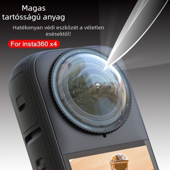 Insta360 X4 forgó objektívvédő sapka (PC) IN95, anti-fog, anti-scratch, anti-cut