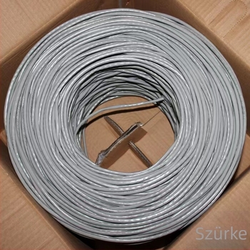 CAT6e árnyékolatlan hálózati kábel, 8 vezető, RJ-45 csatlakozó, Gigabites Ethernet