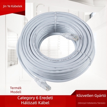 Cat6E patchkábel routerhez, USB csatlakozás, 28 AWG, CCA, 1000 Mbps