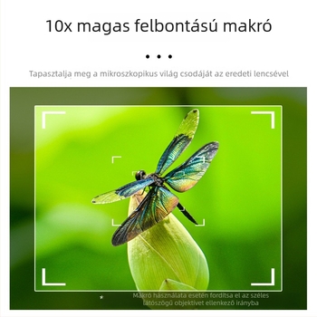 Sonyhoz készült 2-in-1 széles-makro objektív ZV1/RX100M7 és Canon G7X sorozathoz, 18 mm-es fókusztáv, 0,75x széles látószög, 58 mm-es szűrő, Sony bajonett