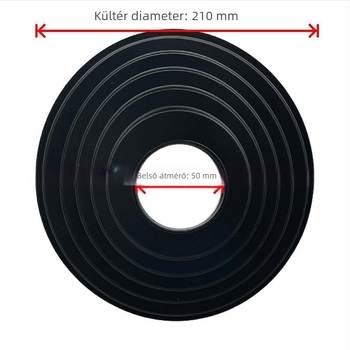 Szilikon matt objektív árnyékoló 50–70 mm-es objektívekhez