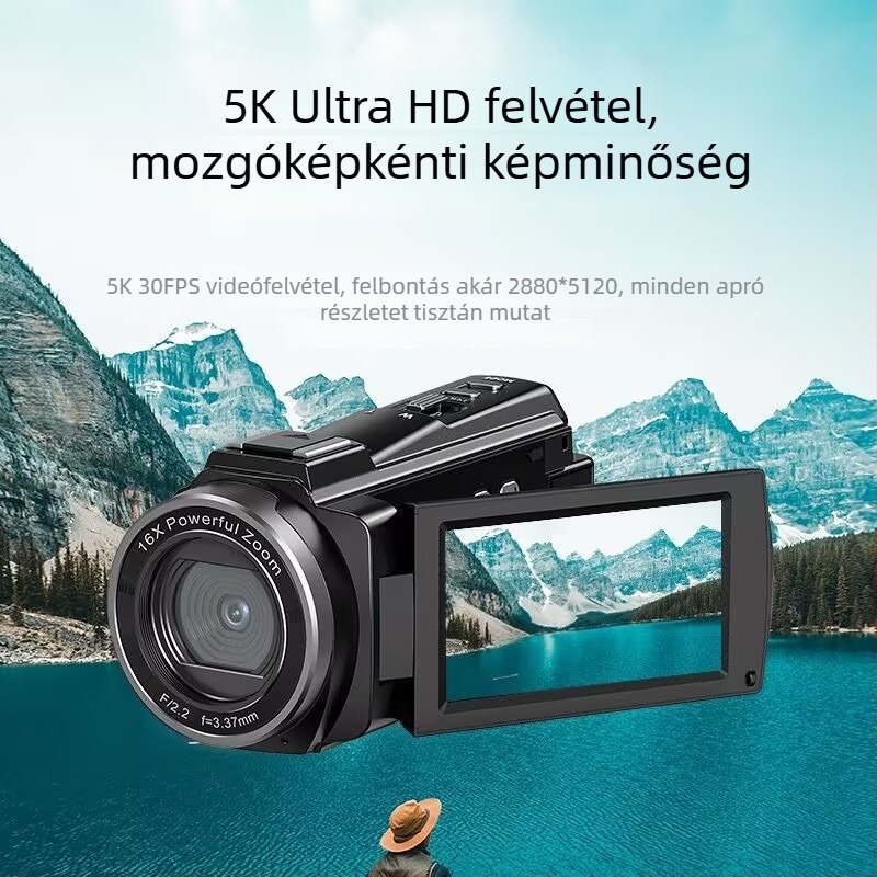 DC-255 digitális kamera CMOS 24 MP (1/2.7 inch), 16x optikai zoom, maximális felbontás 8000x6000 és elektronikus képstabilizáció