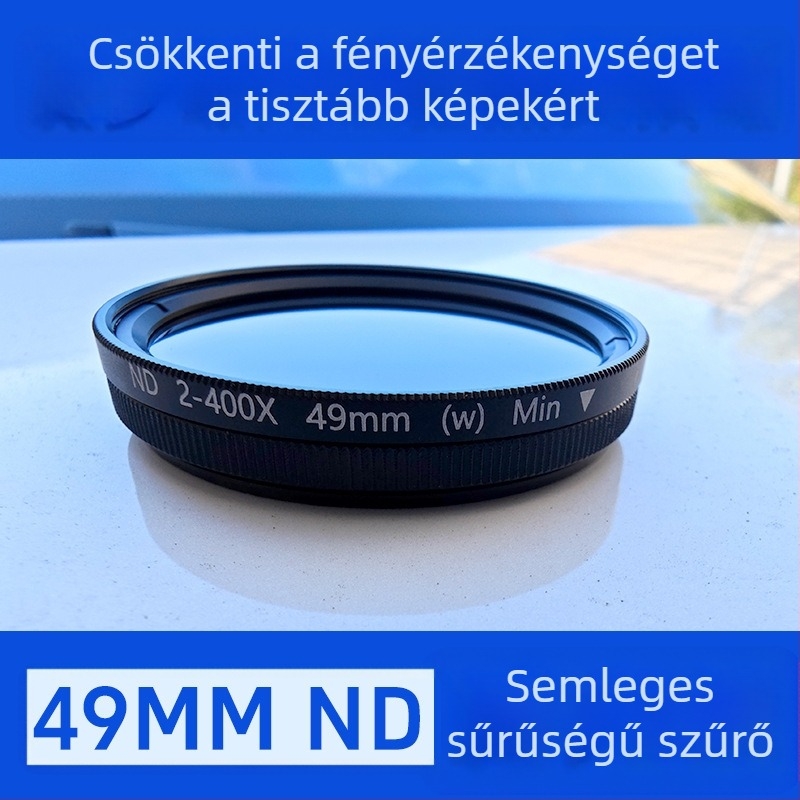 Demaxi Univerzális ND-szűrő ND2-400, állítható fénycsökkentő szűrő okostelefonokhoz, anti-laser