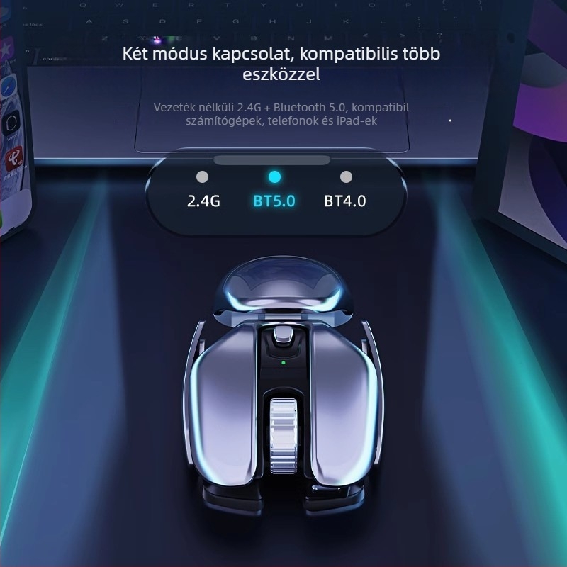 Pioneer Q6 vezeték nélküli egér, 2.4G USB, 1600 DPI