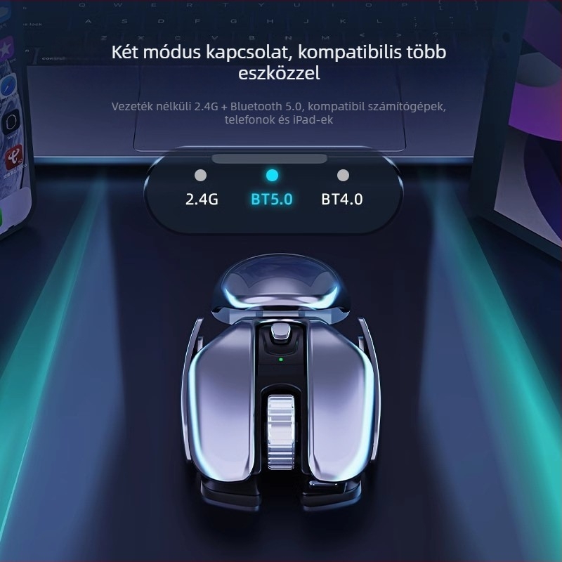 Pioneer Q6 vezeték nélküli egér, 2.4G USB, 1600 DPI