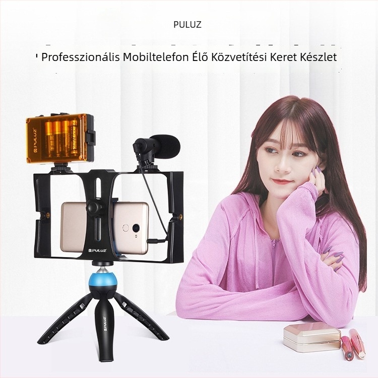 Puluz Fat Cow Mobil Fotó Készlet PKT3023 – Kompatibil mobiltelefonokkal; Anyag ABS, PC