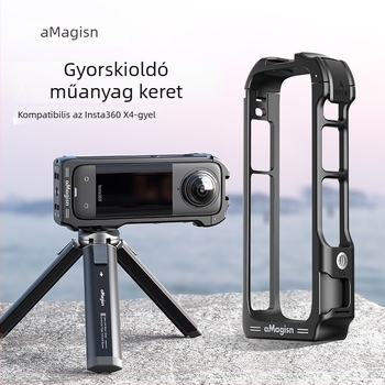 Insta360 X4 Műanyag keret alap gyors kioldással – ABS, kettős interfész