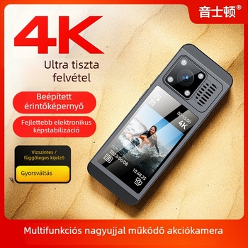 HY-X9 360° panorámás akciókamera motorkerékpárhoz, 30 MP, TF kártya tárhely, 2.0 LCD display, 4 óra akkumulátor-élettartam, ABS ház, képstabilizálás