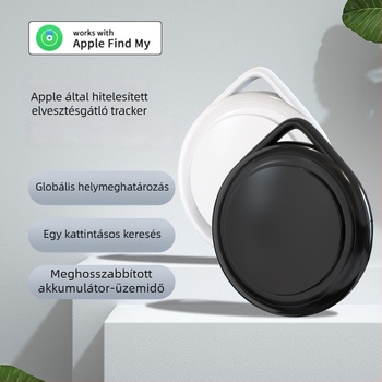 Findmy globális helymeghatározó tracker Apple AirTag-hez, ultra vékony, hosszú üzemidő, intelligens elvesztés elleni eszköz