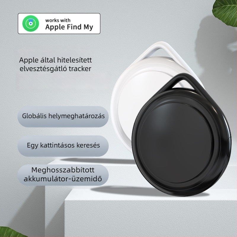 Findmy globális helymeghatározó tracker Apple AirTag-hez, ultra vékony, hosszú üzemidő, intelligens elvesztés elleni eszköz